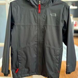 The North Face Black Jacket with Red Accents